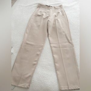 Boohoo high waisted tailored cigarette pants- size 4 NWT